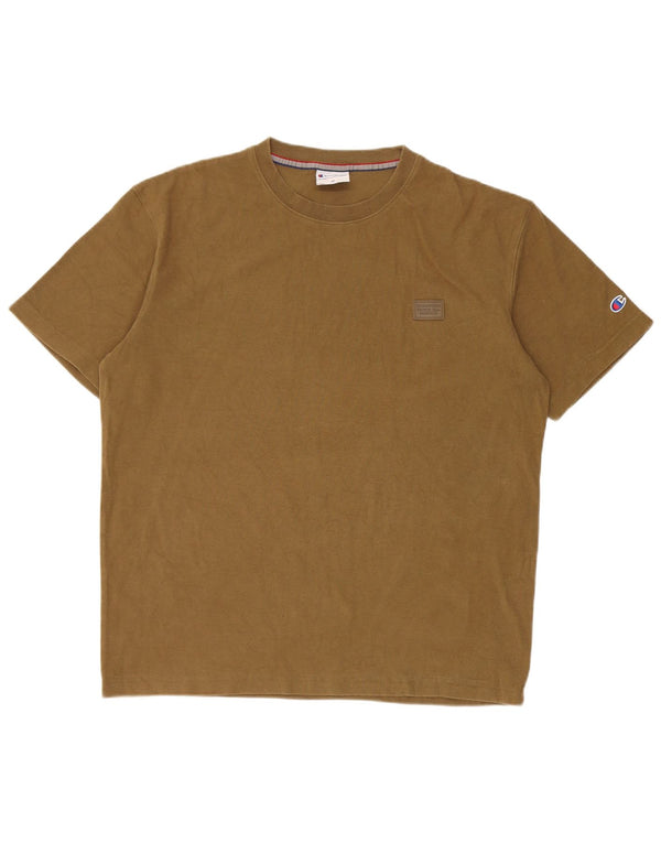 Tricou Bărbați Champion Top Mediu Kaki Bumbac