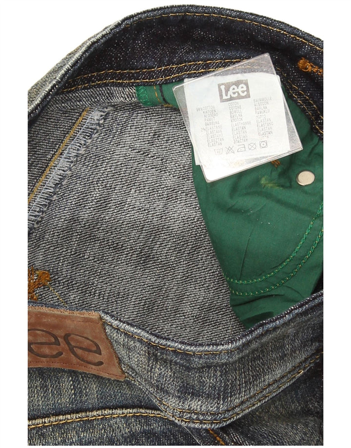 Blugi Lee pentru femei Leola Bootcut W26 L33 bumbac bleumarin