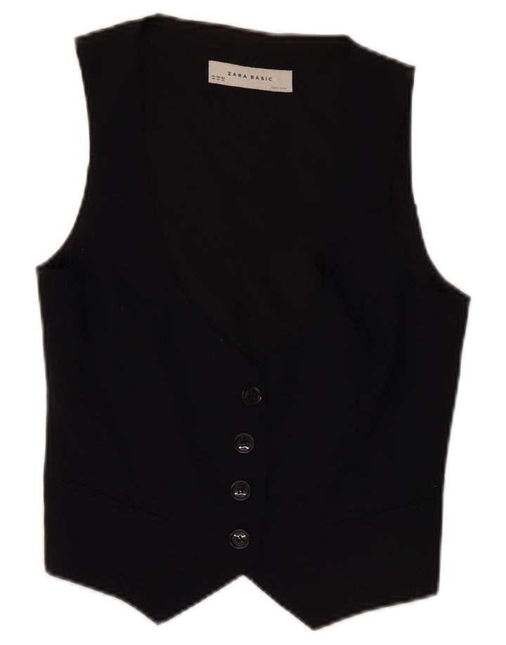 Vestă pentru femei Zara UK 6 XS Poliester negru