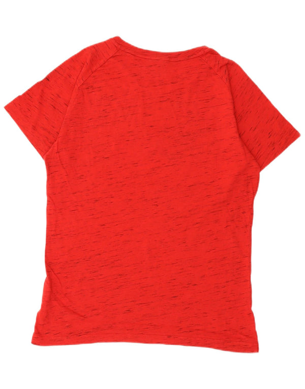 Puma Mens T-Shirt Top Medium Red Flecked Cotton