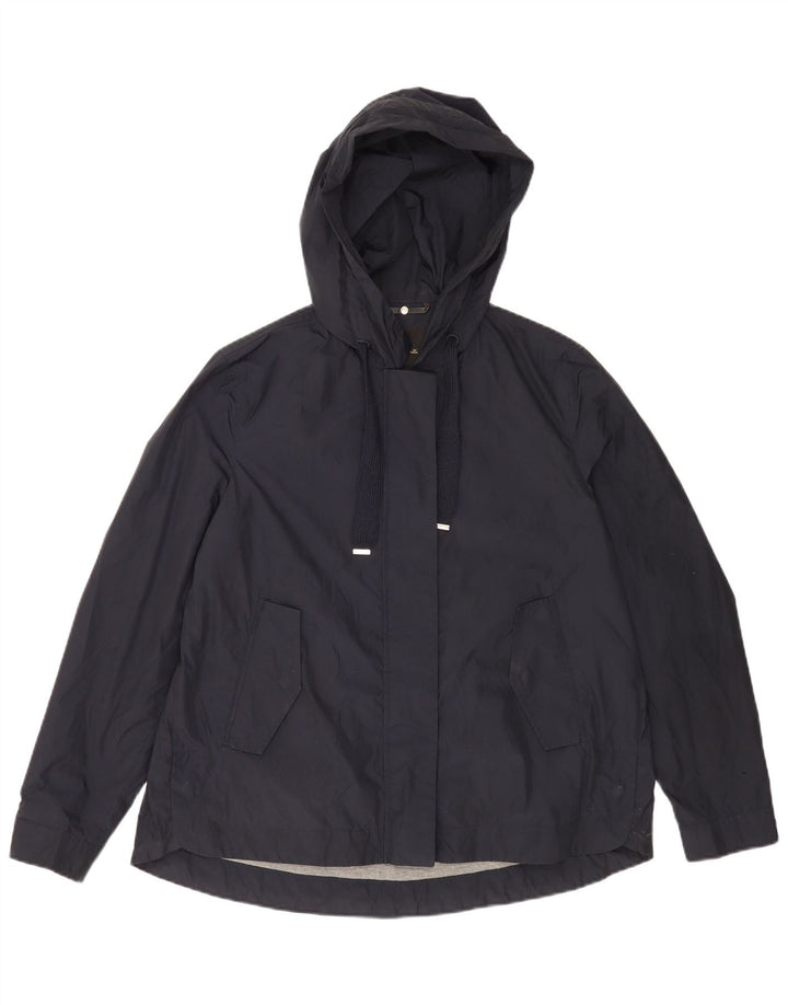 Jachetă bomber supradimensionată pentru femei Massimo Dutti UK 14 Medium Bleumarin