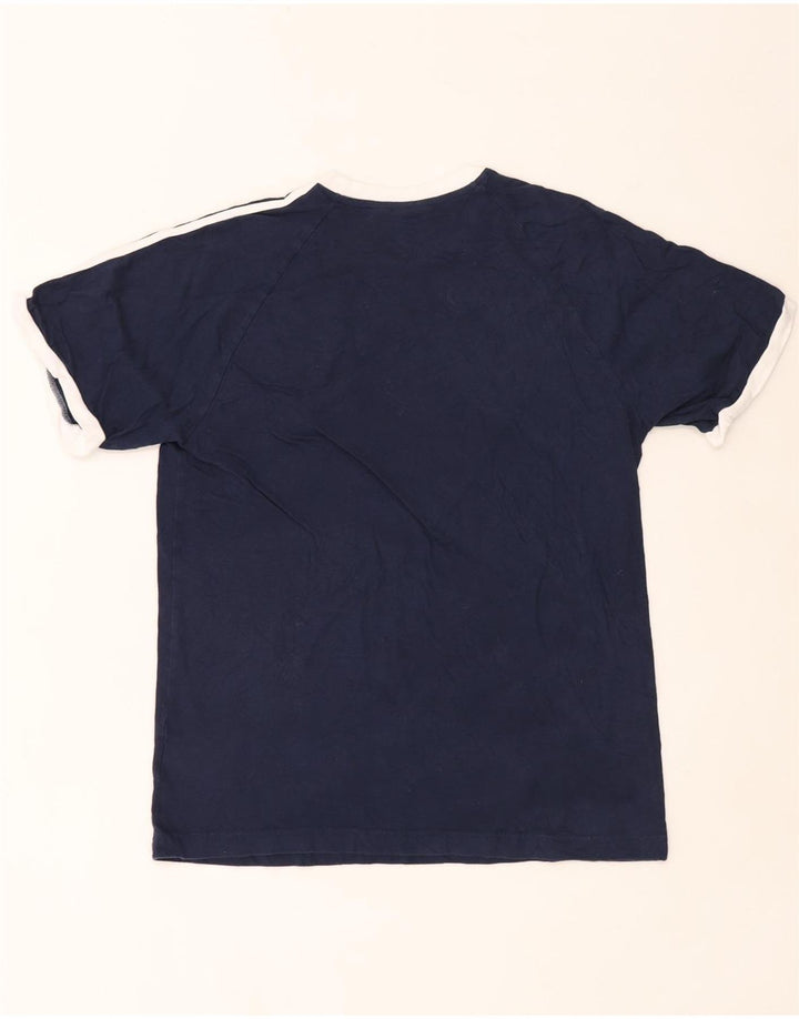 Tricou pentru bărbați Adidas Top mare din bumbac bleumarin