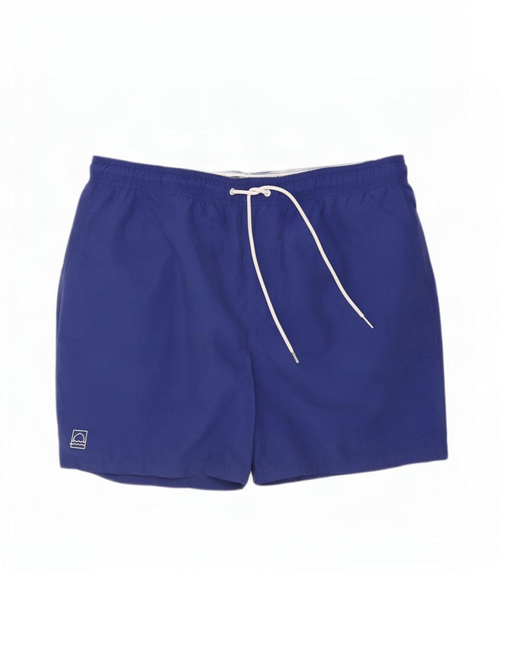 Pantaloni scurți de înot pentru bărbați Marks & Spencer, XL, poliester albastru