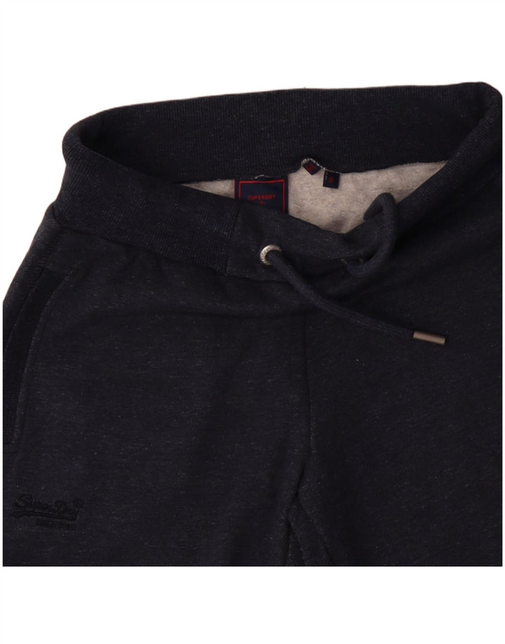 Pantaloni de trening pentru bărbați Superdry Pantaloni de jogging mici Bumbac bleumarin