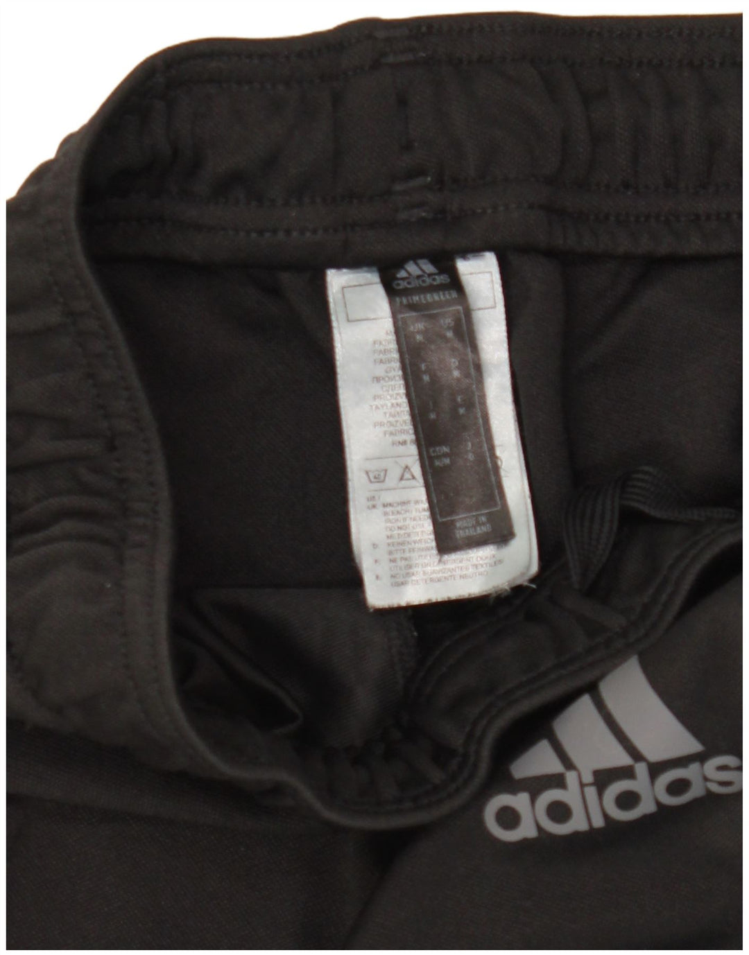 Pantaloni de trening Adidas pentru bărbați, poliester mediu, negru