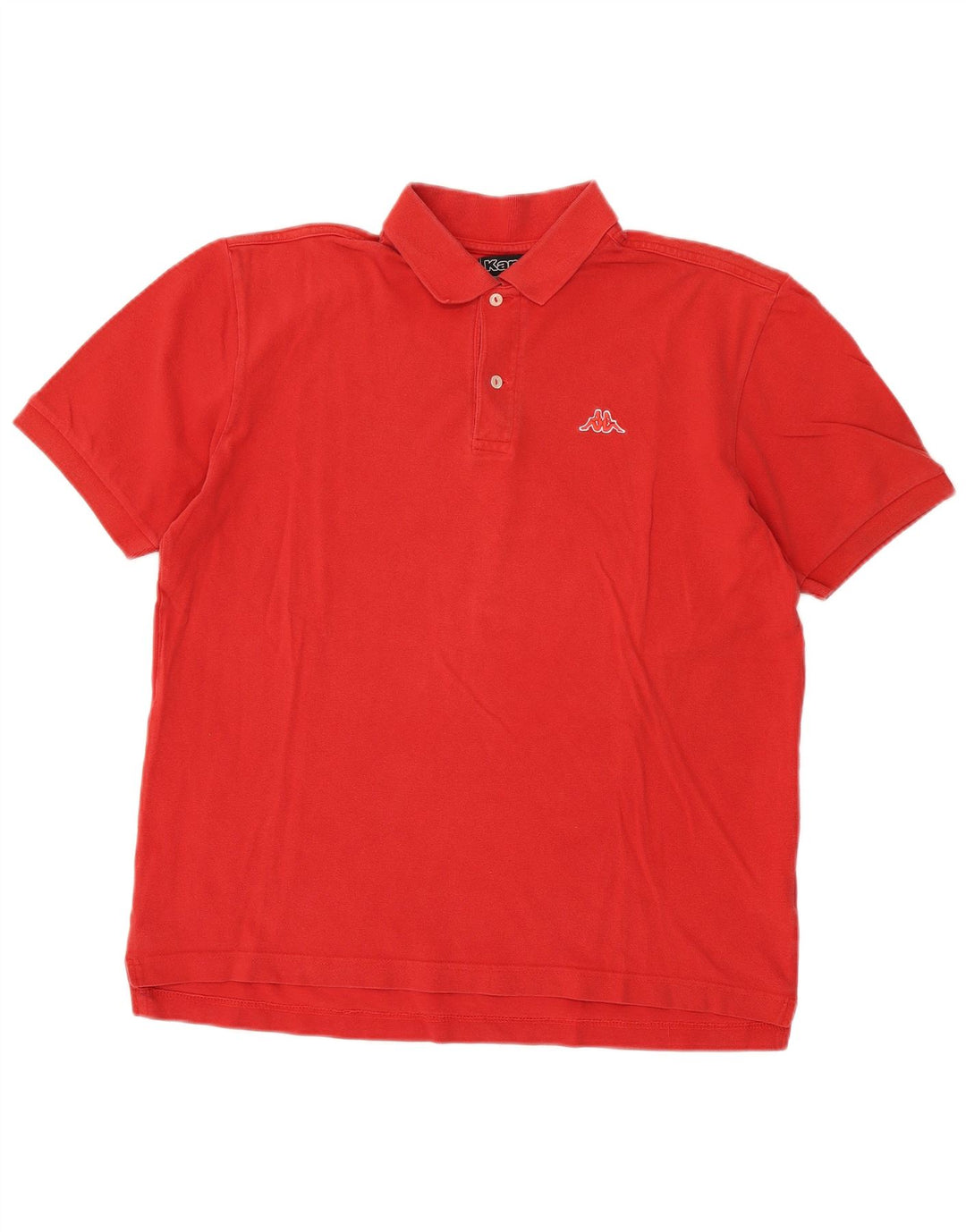 Cămașă polo pentru bărbați Kappa, bumbac roșu mare