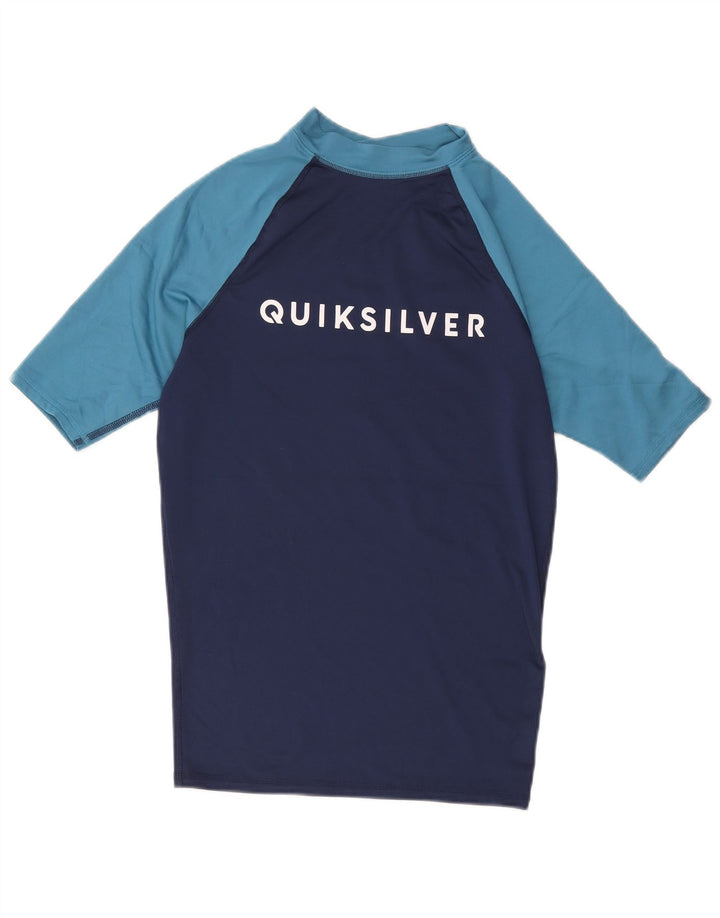 Tricou grafic Quiksilver pentru bărbați Top Mediu Bleumarin Colorblock