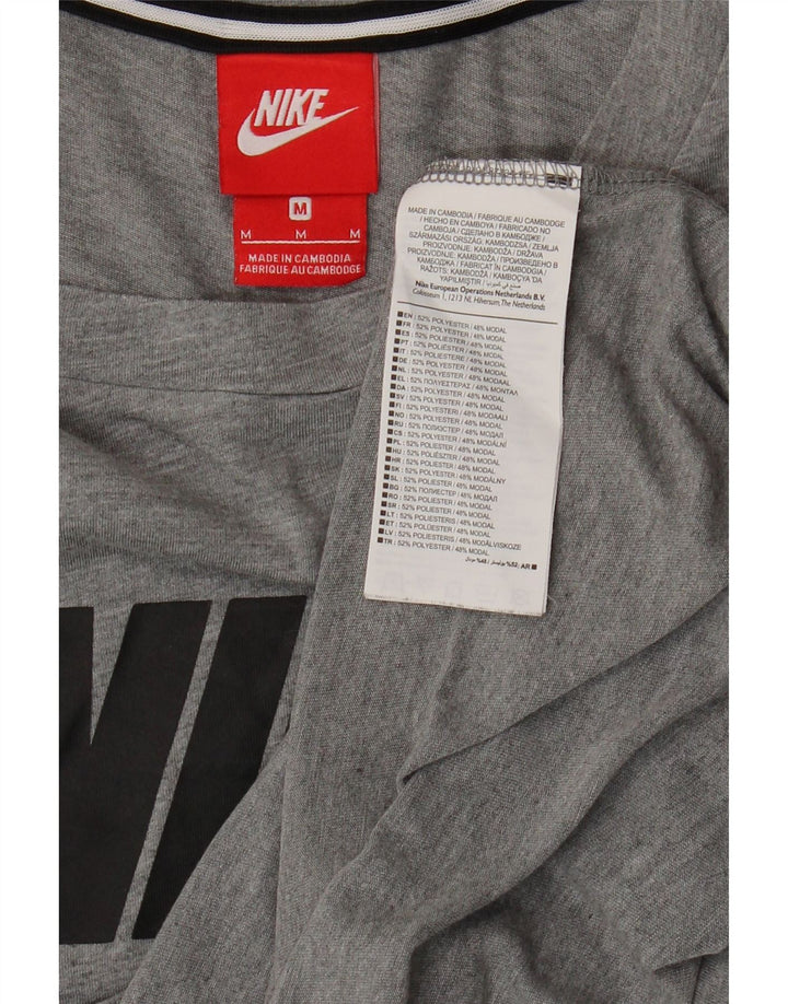 Tricou grafic pentru bărbați NIKE Top, gri mediu, poliester