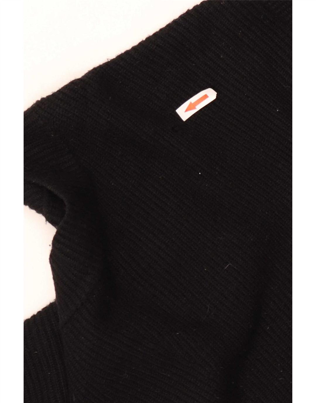 Pulover supradimensionat pentru femei Zara, cu gât de barcă, UK 10 Mic Negru