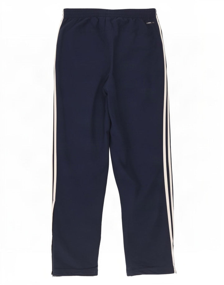 Pantaloni de trening Adidas Climalite pentru bărbați, poliester mediu bleumarin