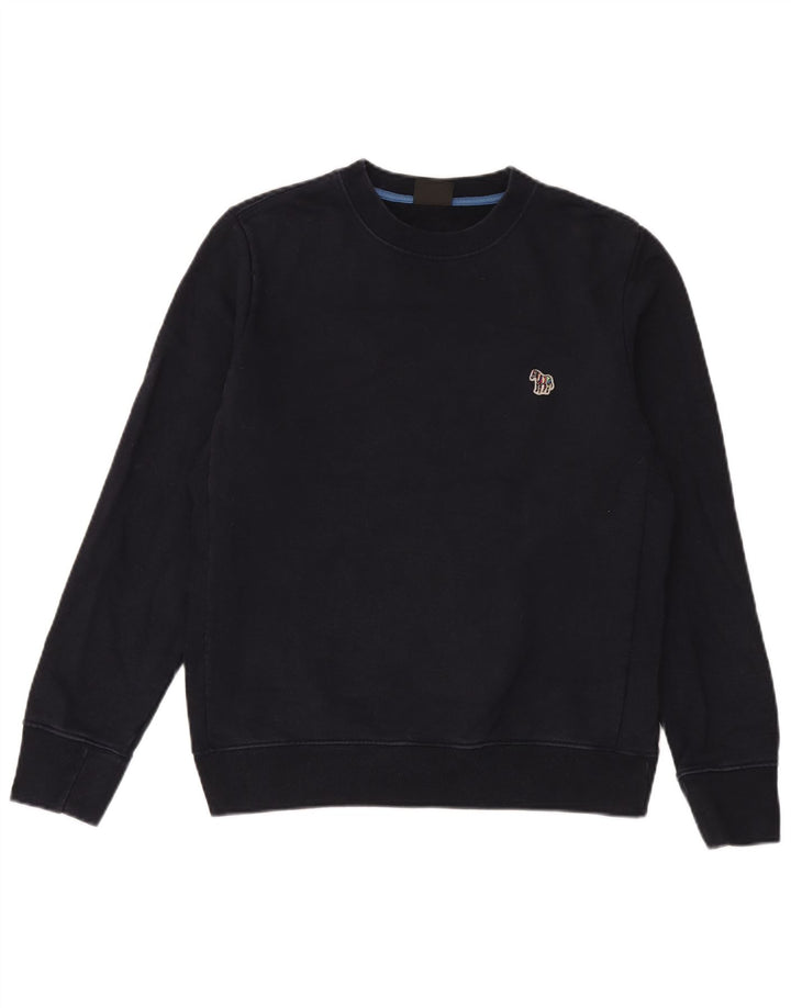 Hanorac pentru bărbați Paul Smith Pulover mediu din bumbac bleumarin