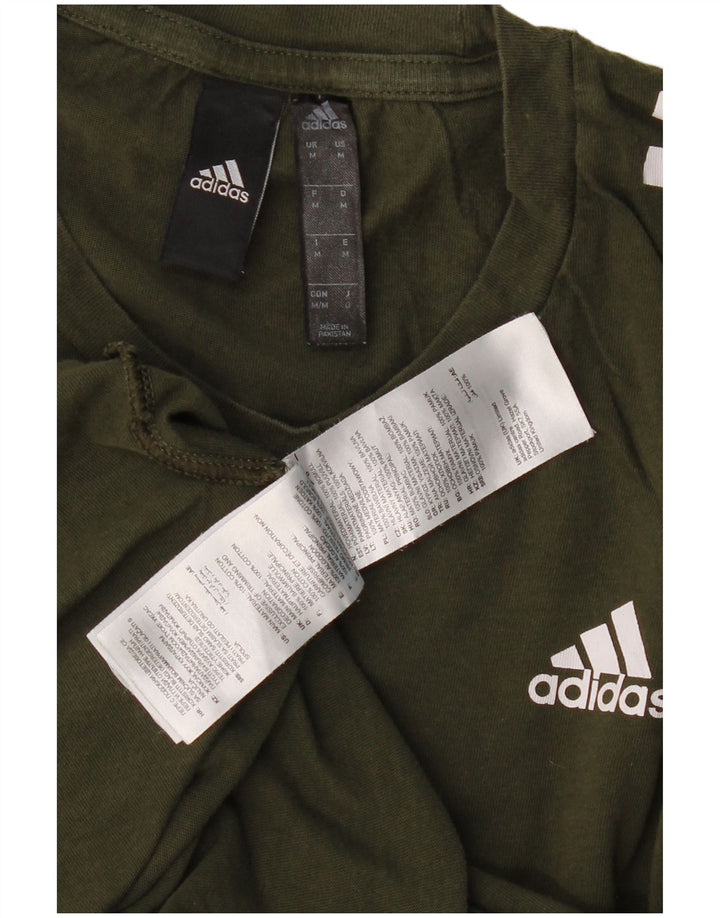Tricou pentru bărbați ADIDAS Top Mediu Kaki Bumbac