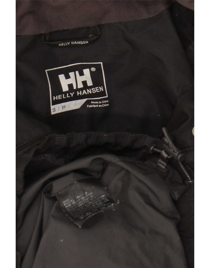 Jachetă de vânt pentru femei Helly Hansen cu glugă, UK 10, poliester negru mic