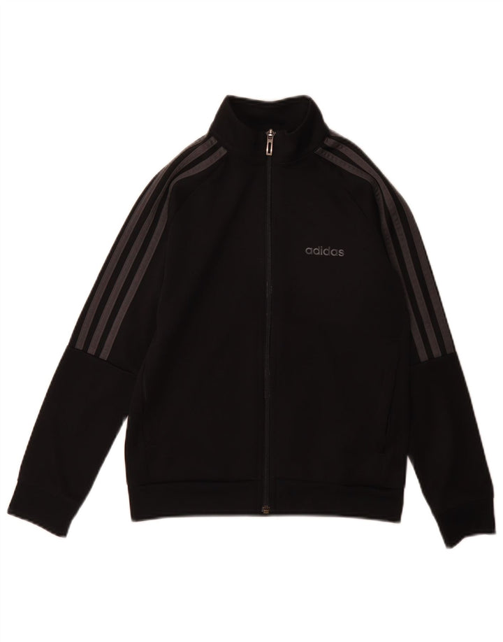 Jachetă de trening Adidas Aeroready pentru băieți 11-12 ani, neagră