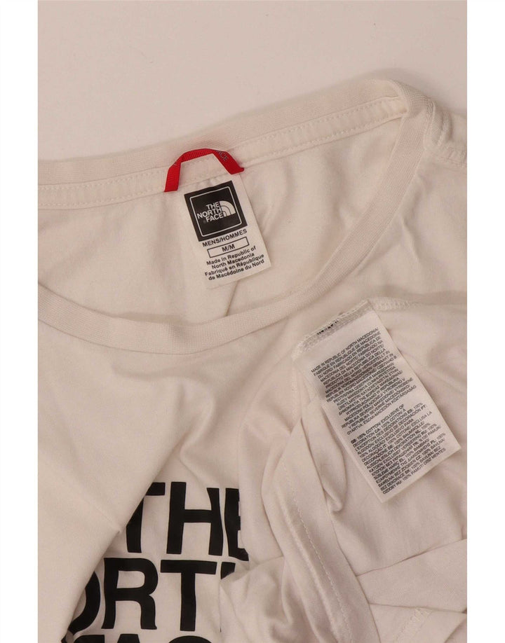 Tricou grafic pentru bărbați The North Face Top Medium White Bumbac