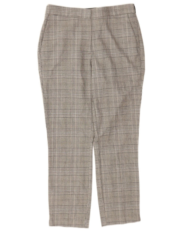 Pantaloni tăiați pentru femei Zara Mici L26 L24 Gri Check