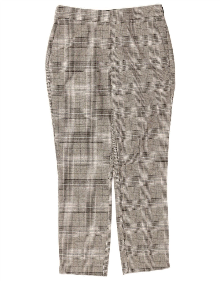Pantaloni tăiați pentru femei Zara Mici L26 L24 Gri Check