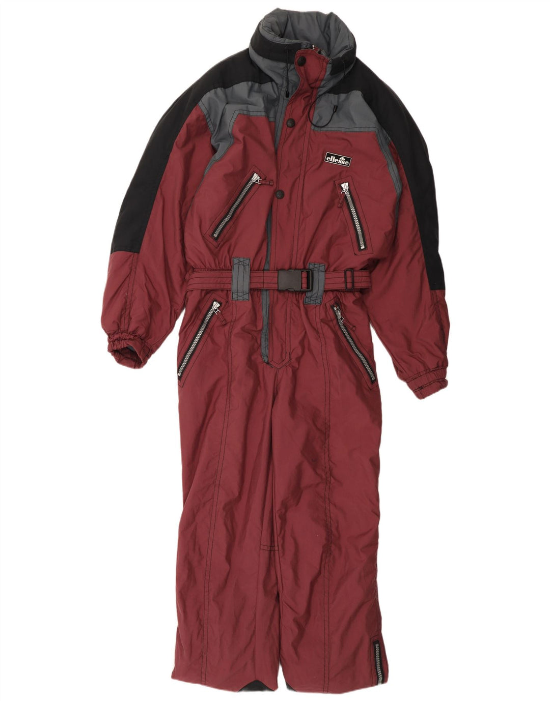 Salopetă de schi pentru bărbați ELLESSE IT 52 XL Bordeaux Poliamidă color bloc