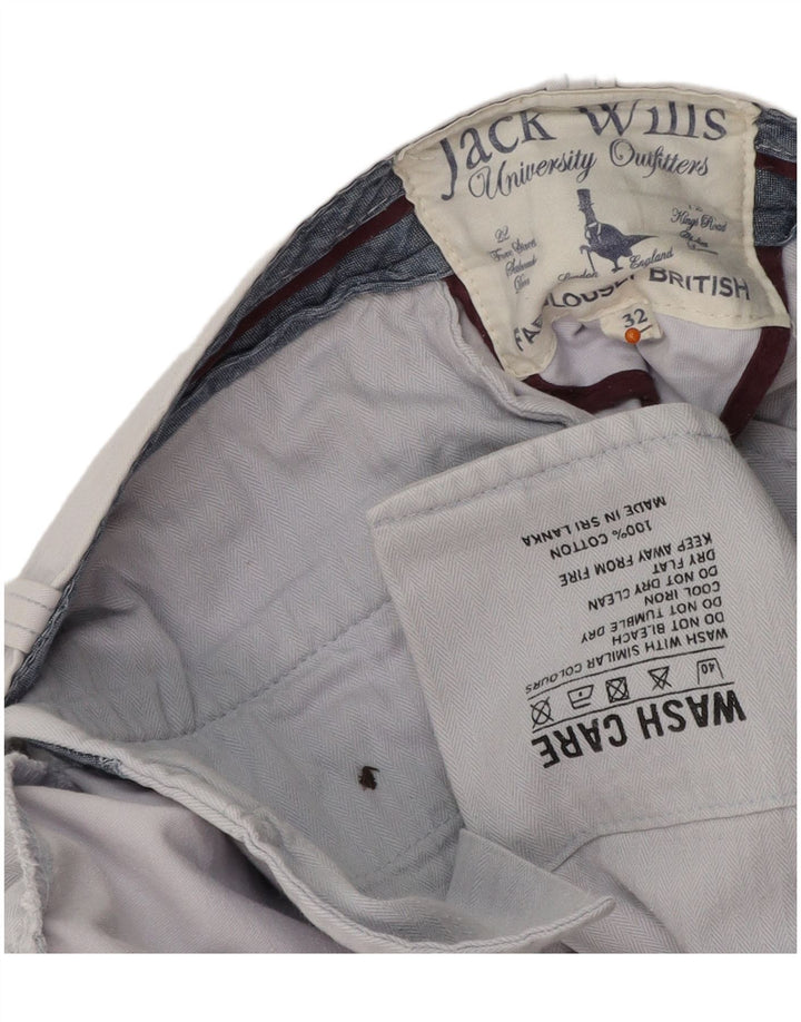 Pantaloni scurți chino pentru bărbați JACK WILLS W32, bumbac albastru mediu