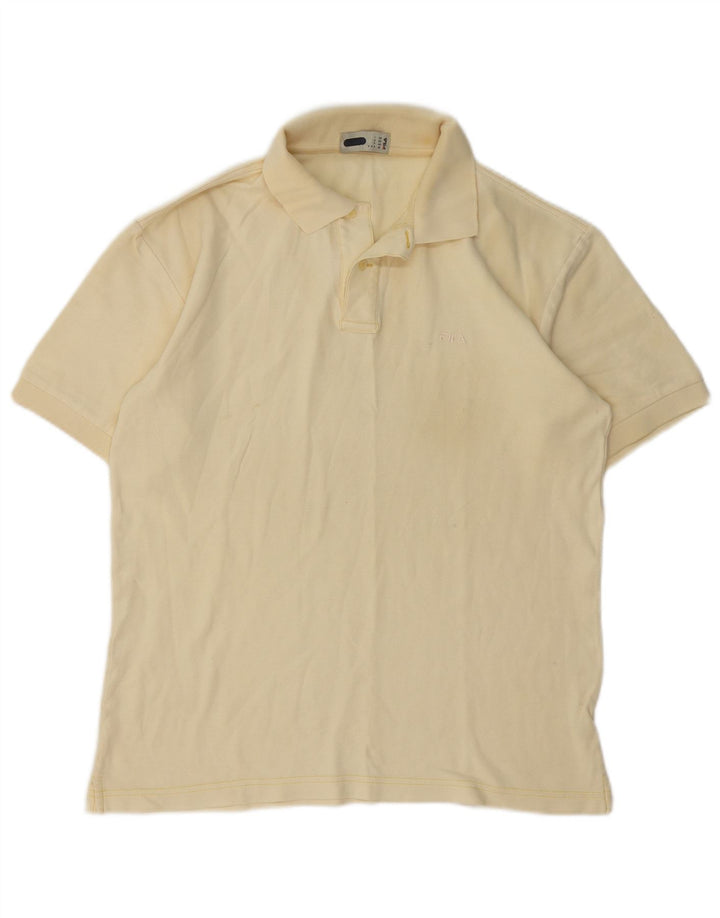 Tricou Polo Fila Bărbați IT 50 Medium Bumbac Alb
