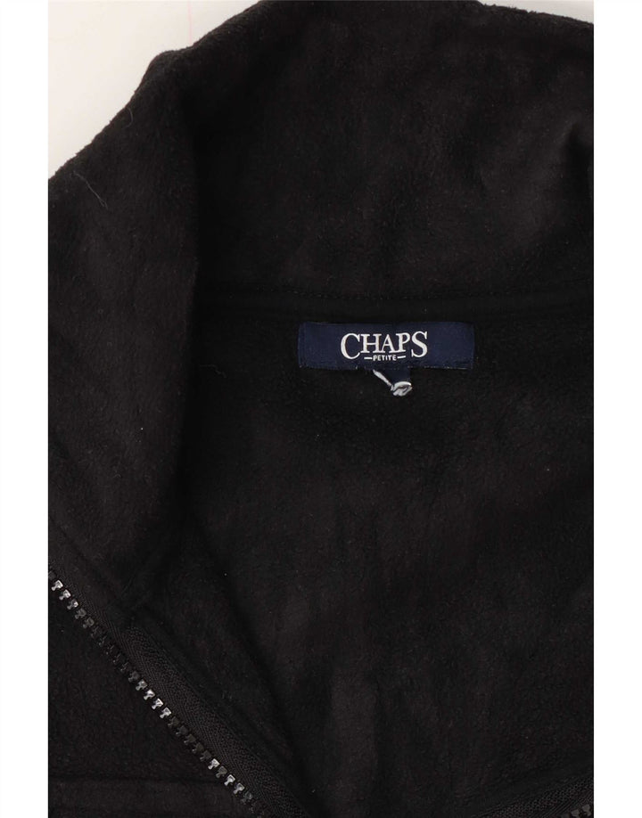 Gilet din fleece pentru femei Chaps UK 14 Medium Black