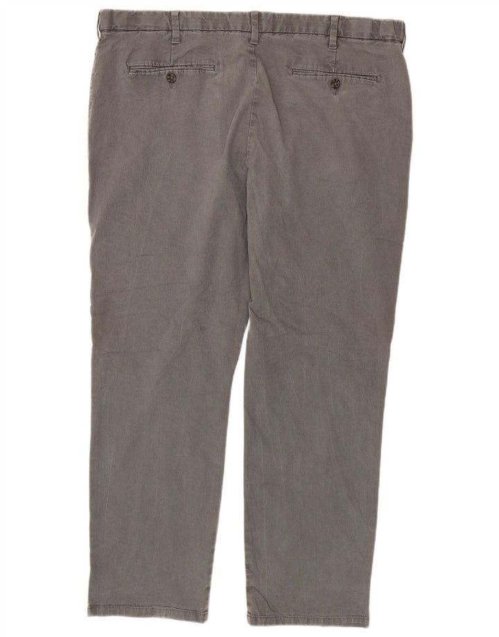 Pantaloni chino pentru bărbați Marks & Spencer, cu ajustare normală, L42 L31, bumbac gri