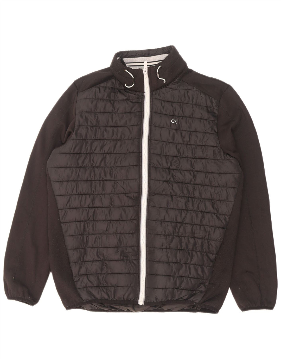 Jachetă de golf căptușită pentru bărbați Calvin Klein UK 38 Poliester mediu negru