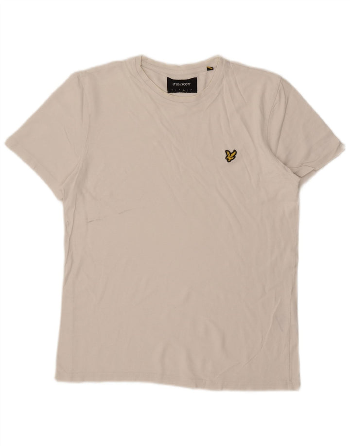 Tricou pentru bărbați Lyle & Scott Top mare din bumbac alb