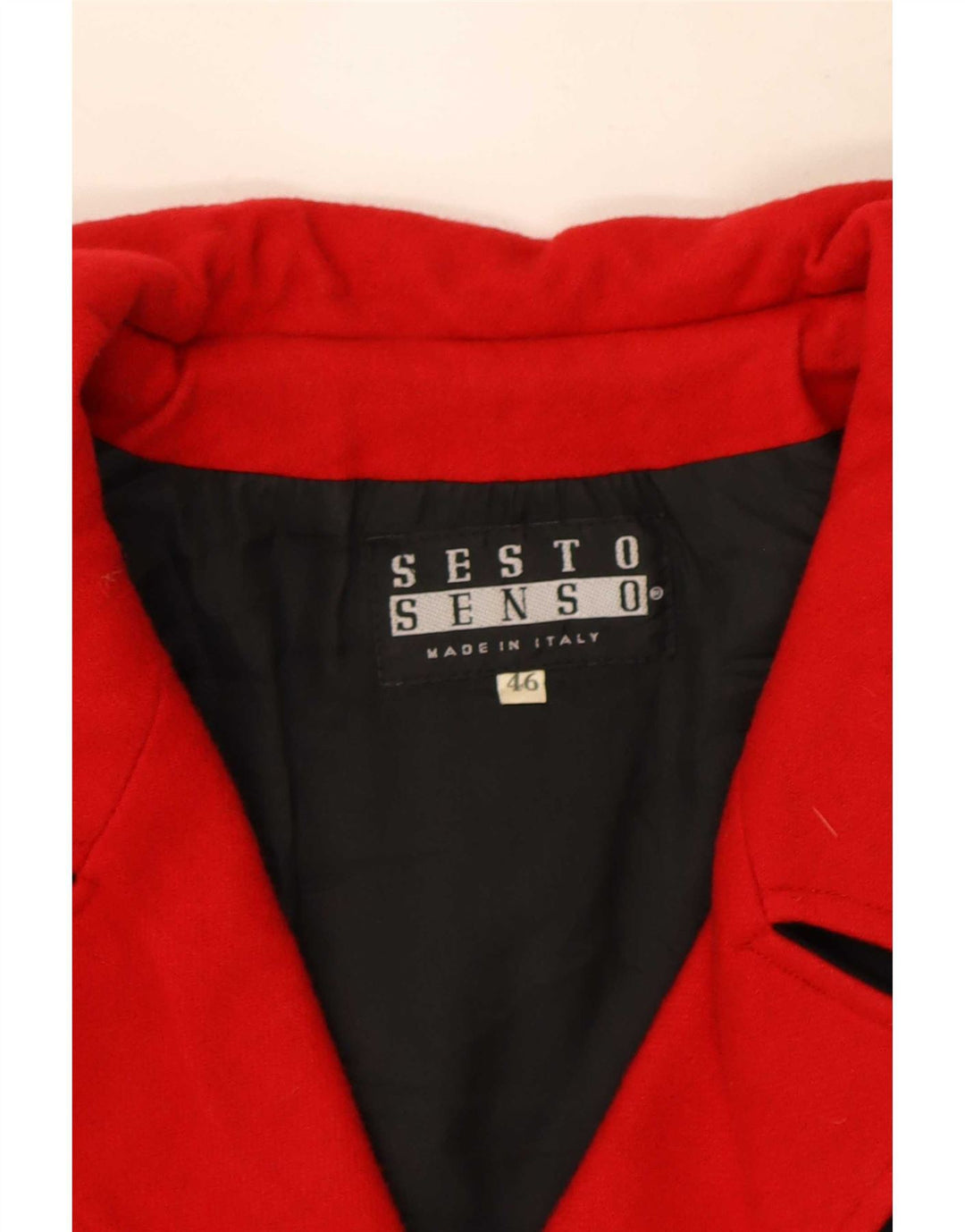 Jachetă Bolero Vintage pentru femei la dublu piept IT 46, mare, negru, color block