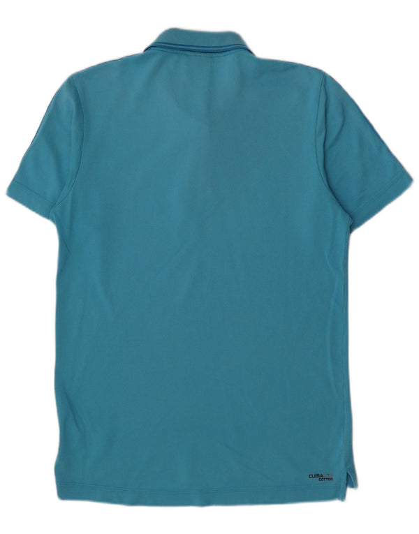 Tricou polo Adidas Clima 365 pentru bărbați, bumbac albastru mic