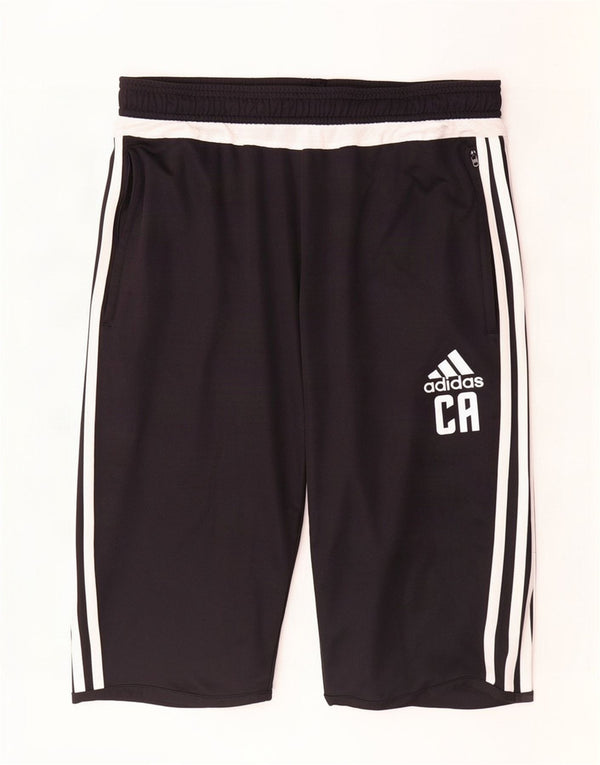 Pantaloni scurți sport pentru bărbați Adidas Climacool Graphic, poliester mediu negru