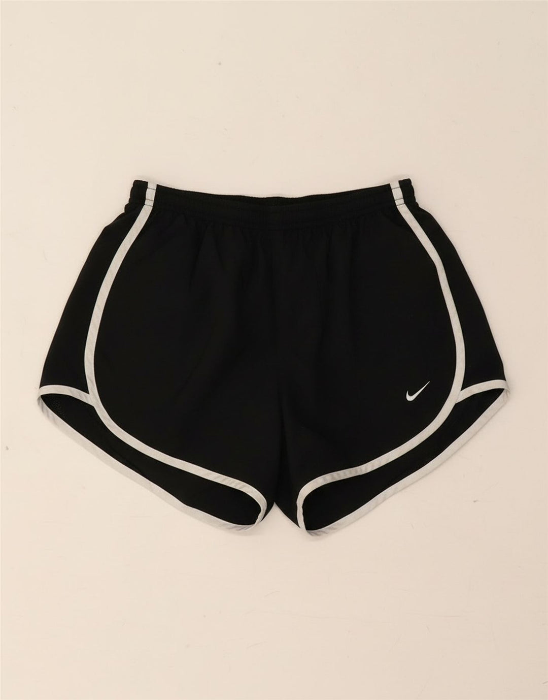 Pantaloni scurți sport Nike Dri Fit pentru femei UK 8 Small Negru Poliester