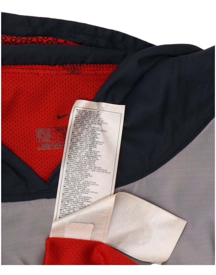 Vestă cu glugă Nike pentru bărbați, XL, gri, nailon color bloc