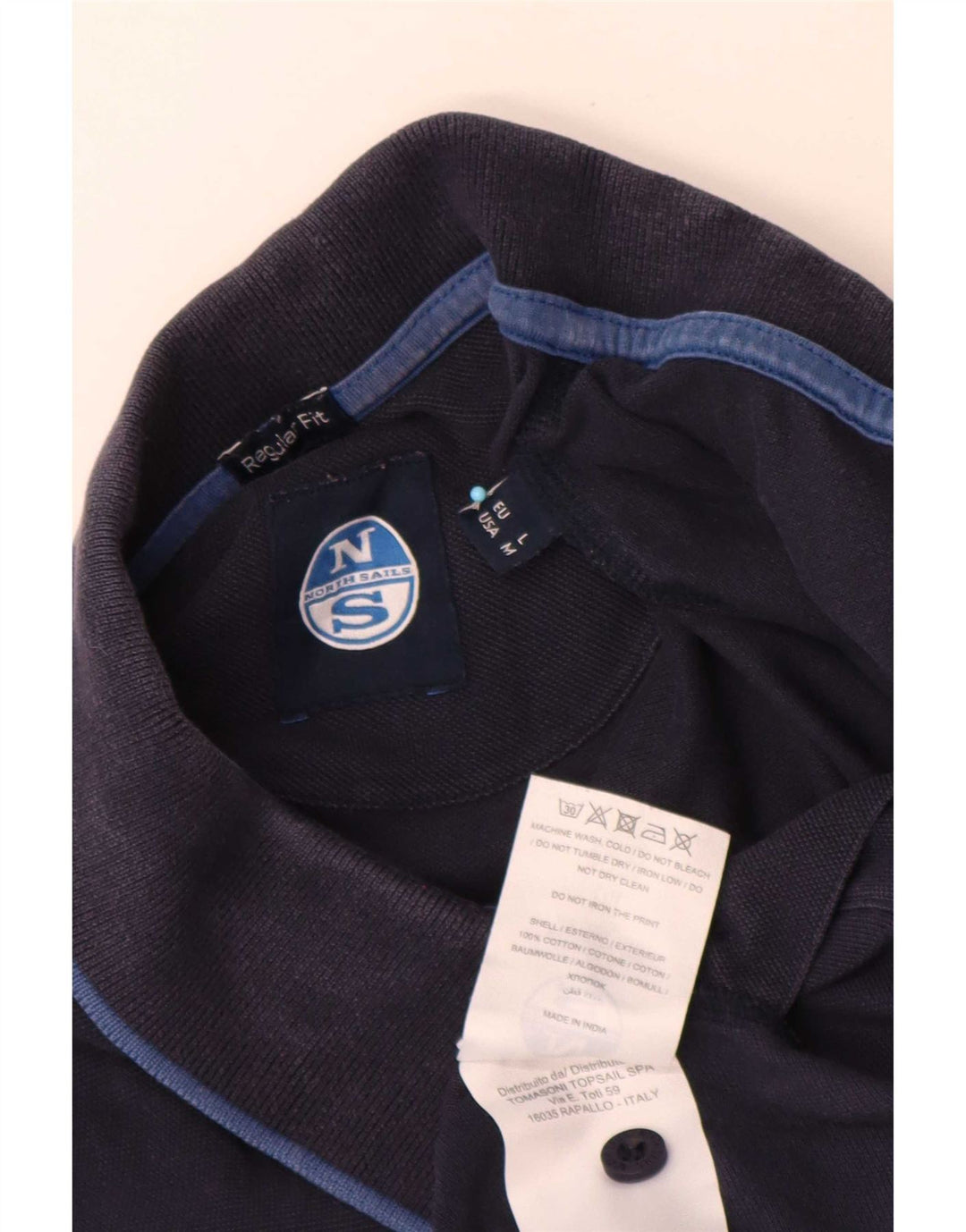 Cămașă polo North Sails pentru bărbați, bumbac, albastru bleumarin mediu