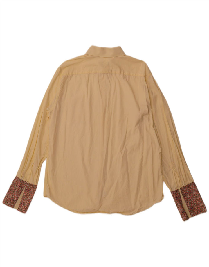 Cămașă pentru bărbați PAUL SMITH Mărimea 17 1/2 44 XL Bumbac galben