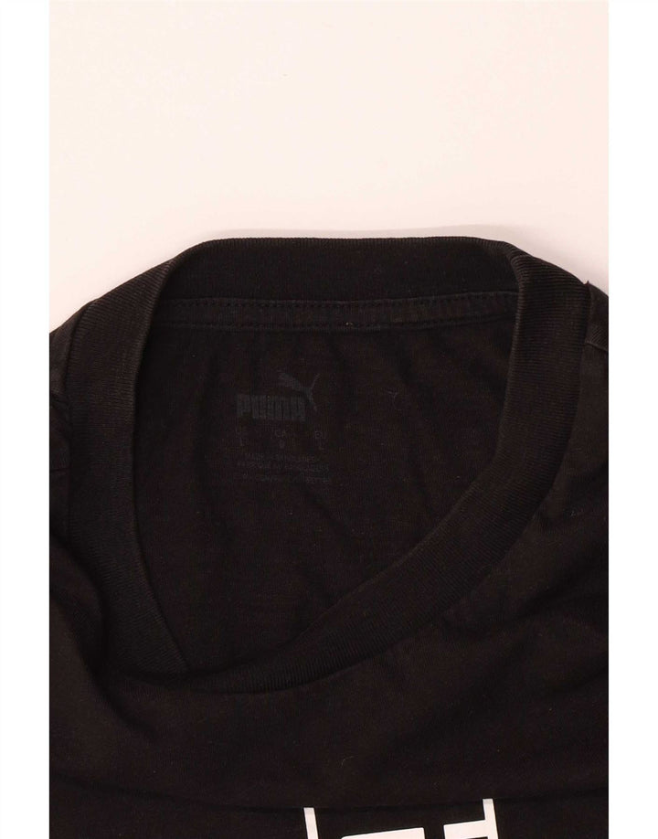 Tricou grafic Puma pentru bărbați Top Large Negru