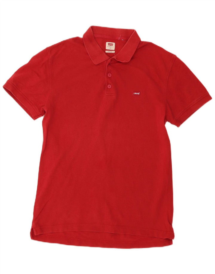 Tricou polo standard pentru bărbați Levi's, roșu mic