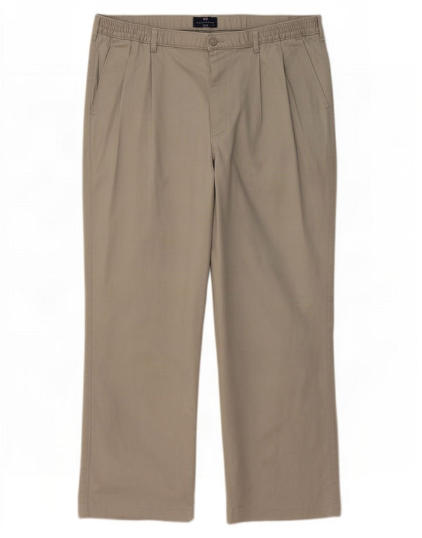 Marks & Spencer Pantaloni chino pentru bărbați Blue Harbour Pegged L44 L31 Kaki