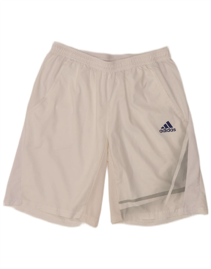 Pantaloni scurți ADIDAS Adizero Sport pentru bărbați, mari, alb, color block