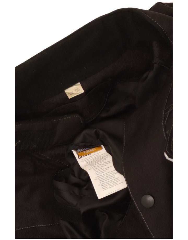 Jachetă pentru bărbați Crivit Racer UK 40, mare, neagră, poliamidă