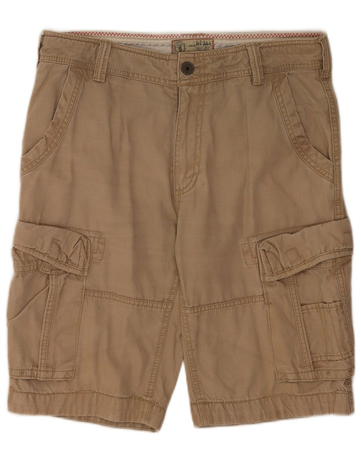 Pantaloni scurți cargo pentru bărbați Fat Face W34 mare, bej, bumbac