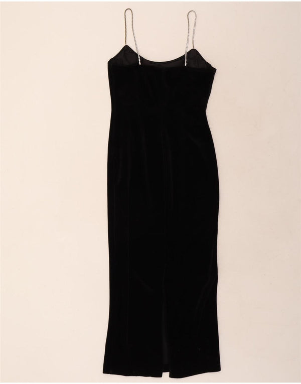 Dorothy Perkins Rochie Maxi pentru femei UK 10 Triacetat negru mic