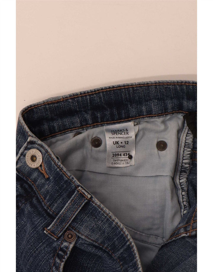 Blugi Bootcut pentru femei Marks & Spencer UK 12 Medium W28 L29 Bumbac albastru