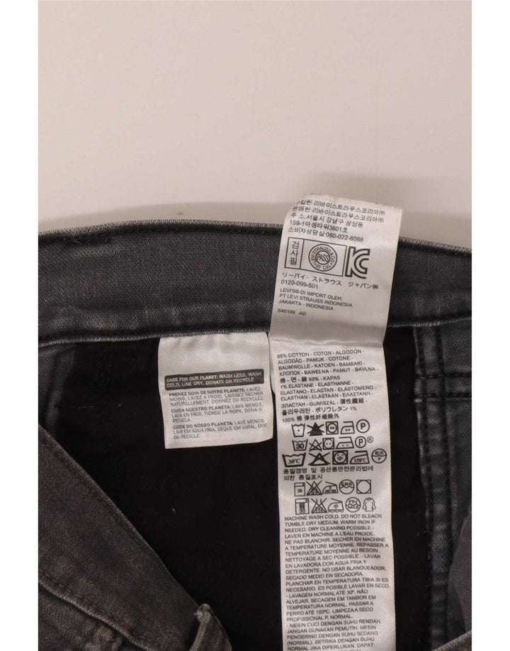 Blugi slim pentru femei Levi's W30 L29 bumbac gri