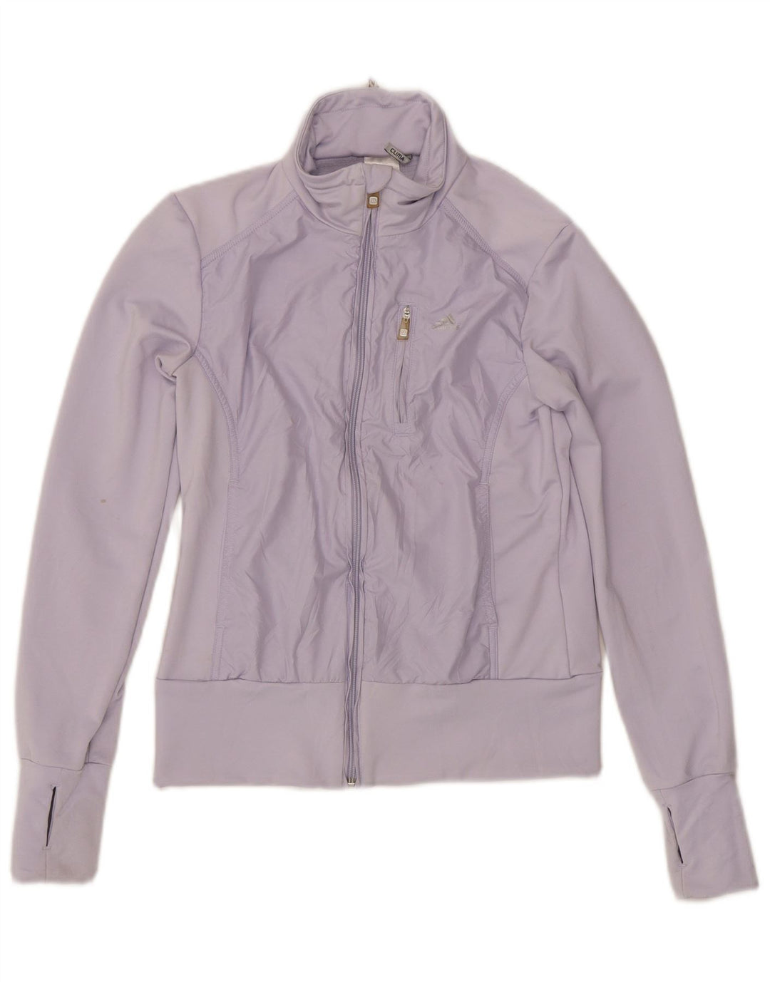 Jachetă de top pentru trening Adidas Clima 365 pentru femei UK 12 Poliester violet mediu