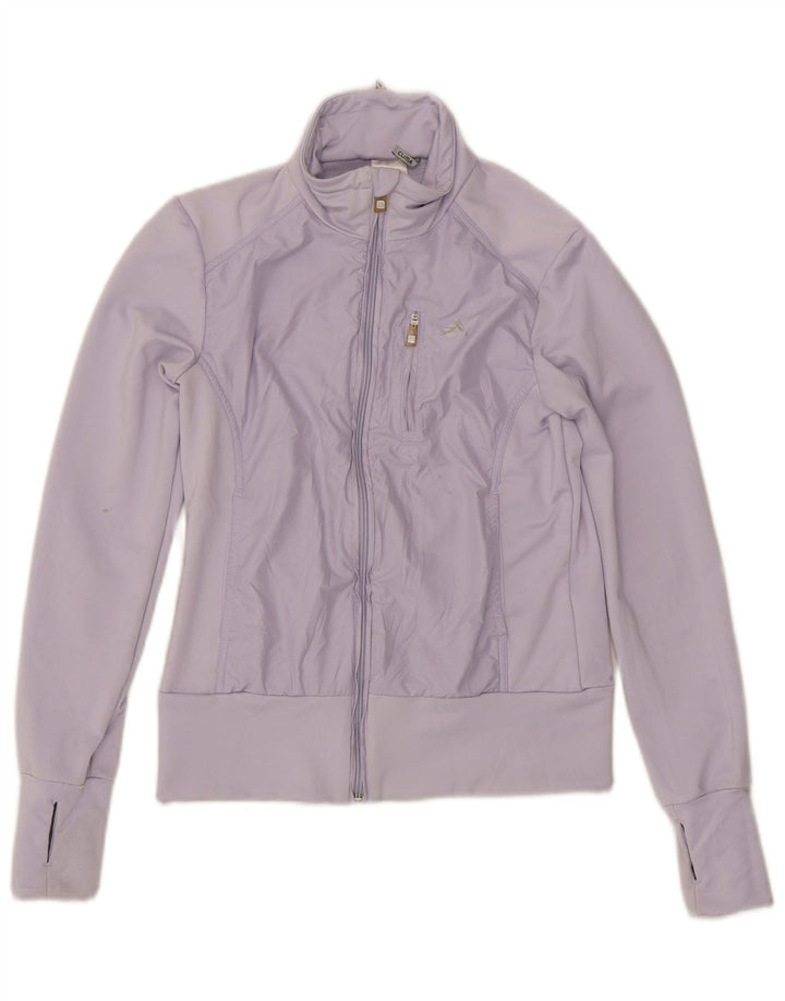 Jachetă de top pentru trening Adidas Clima 365 pentru femei UK 12 Poliester violet mediu