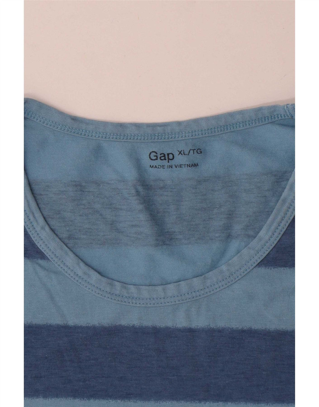 Tricou pentru bărbați Gap Top XL Bumbac cu dungi albastre