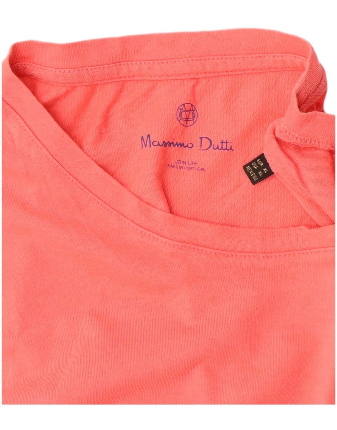 Tricou Massimo Dutti pentru bărbați Top XL bumbac roz