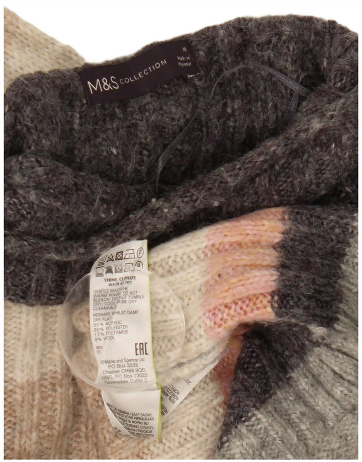 Pulover cu gât țestoasă pentru femei Marks & Spencer UK 12 Medium Multicolor