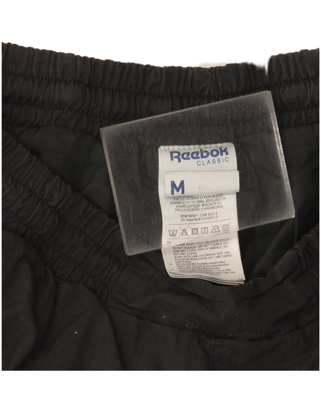 Pantaloni de trening Reebok Classic pentru bărbați Joggeri, poliester mediu negru